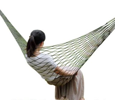 ULTRALIGHT NYLON NET MESH HAMMOCK