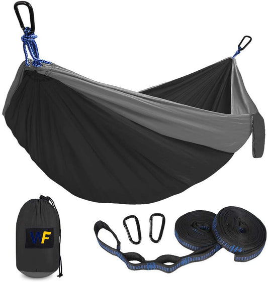 HIGH QUALITY SINGLE HAMMOCK + STRAPS + FASTENERS