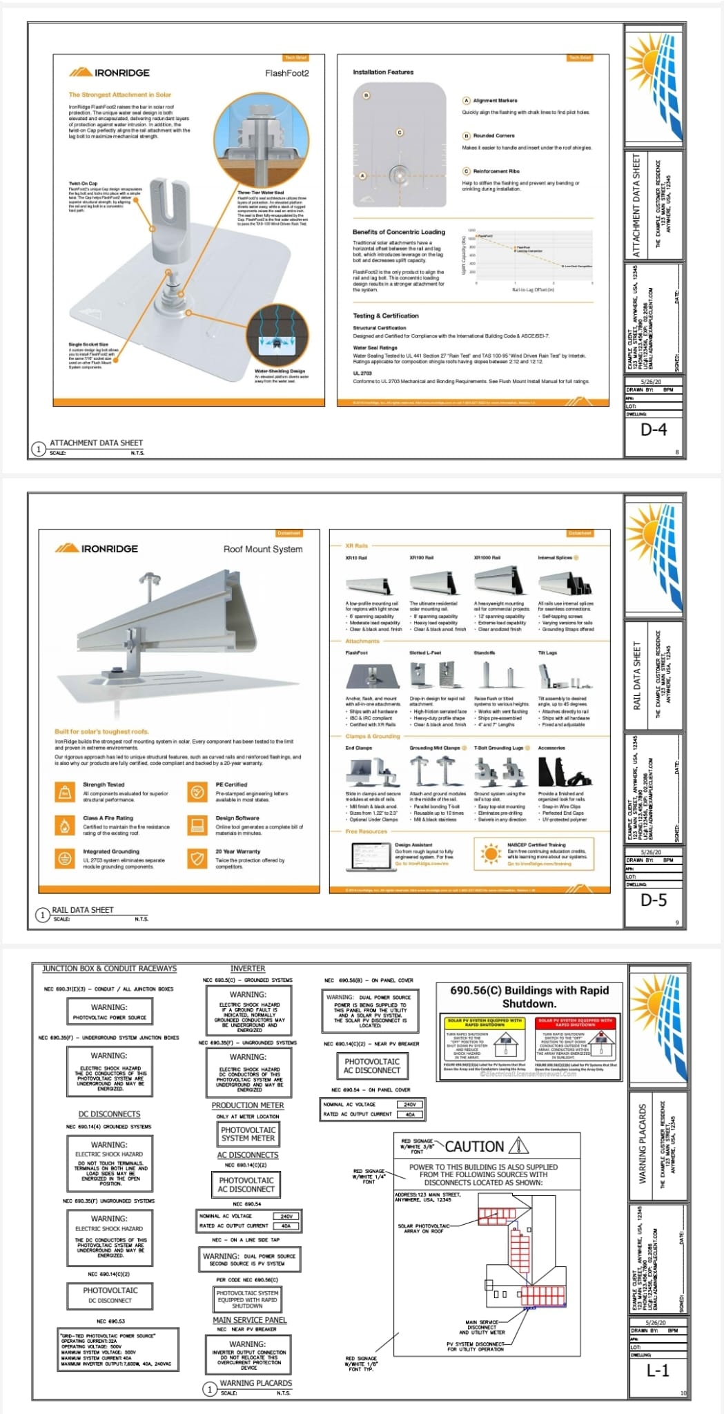 10KW SOLAR PLAN FOR PERMIT