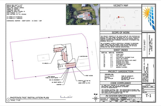 10KW SOLAR PLAN FOR PERMIT